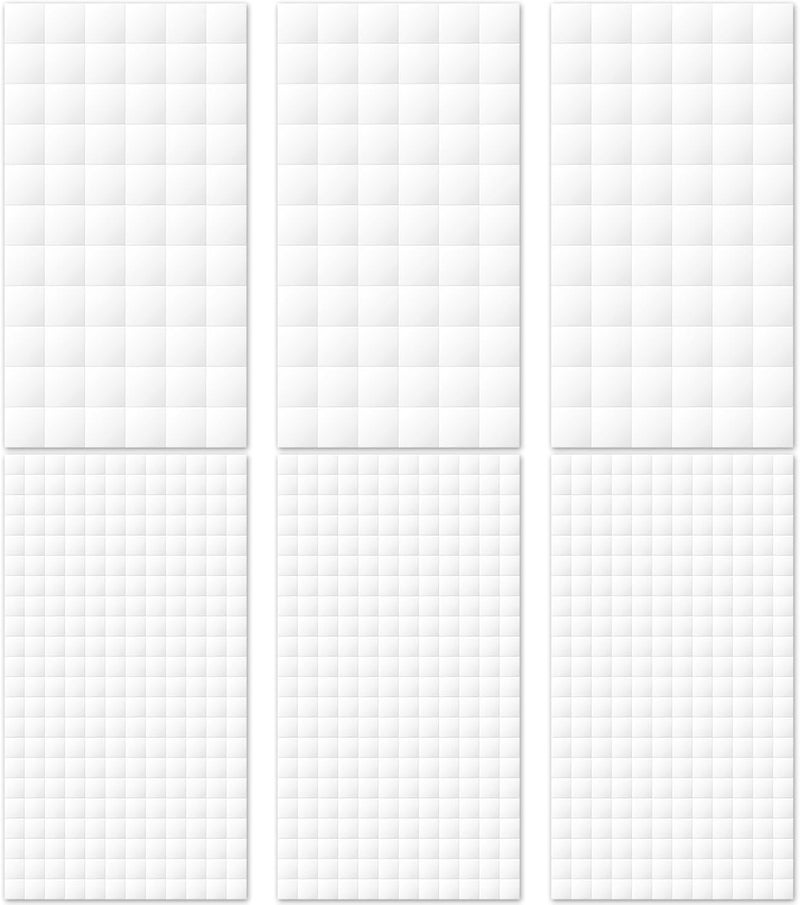 SmallCat 6 Sheet Foam Discs Squares Stickers, 990PCS 3D Double-Sided Foam Adhesive Squares, Precut Foam Tapes for DIY Arts Crafts for Halloween Christmas - 2 Sizes (0.24 in, 0.47 in) - Image 1